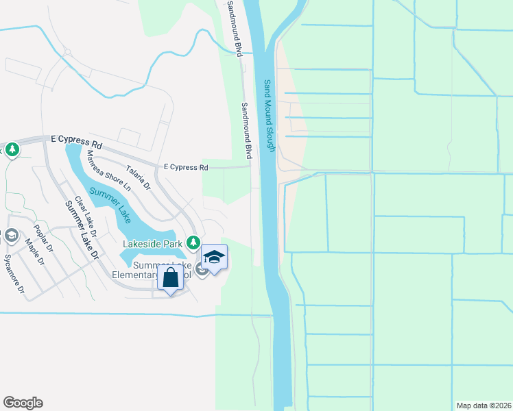 map of restaurants, bars, coffee shops, grocery stores, and more near 4370 Sandmound Boulevard in Oakley