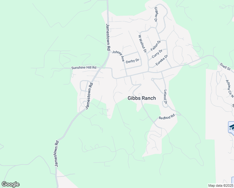 map of restaurants, bars, coffee shops, grocery stores, and more near 19926-20242 Rough and Ready Trail in Sonora