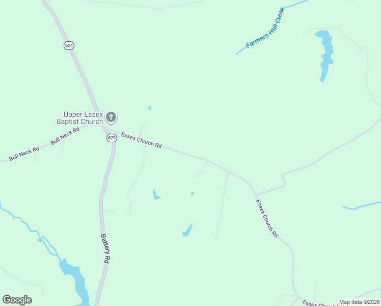 map of restaurants, bars, coffee shops, grocery stores, and more near 2596 Essex Church Road in Caret