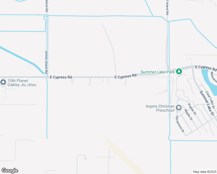 map of restaurants, bars, coffee shops, grocery stores, and more near 2521 East Cypress Road in Oakley