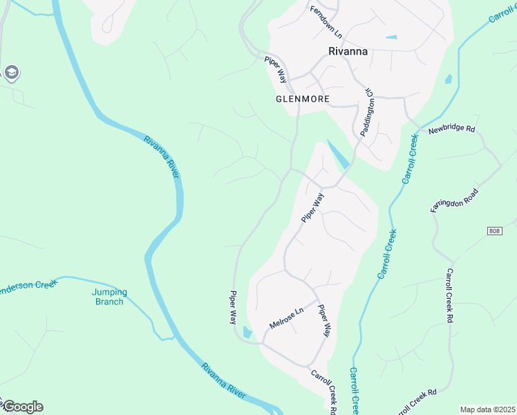 map of restaurants, bars, coffee shops, grocery stores, and more near 1656 Piper Way in Keswick