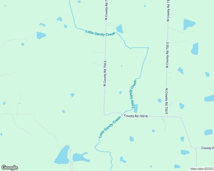map of restaurants, bars, coffee shops, grocery stores, and more near 7213 County Road 700 East in Grandview