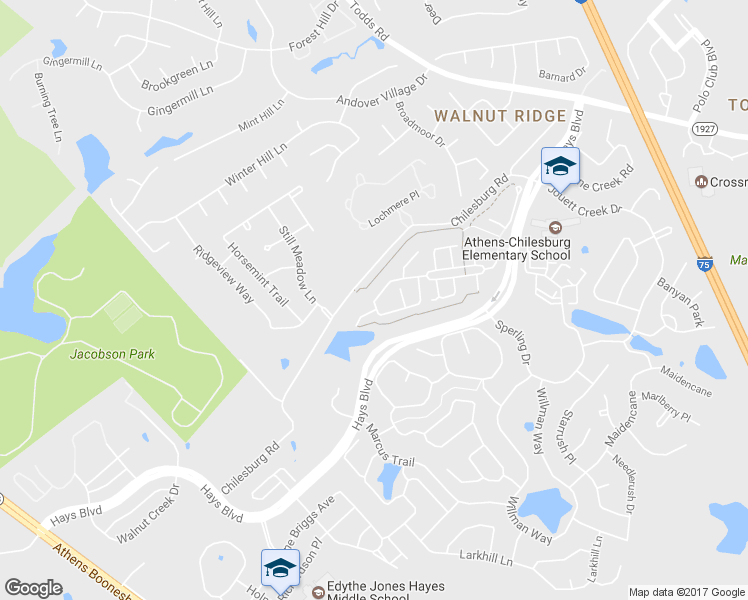 map of restaurants, bars, coffee shops, grocery stores, and more near 3801 Castlebridge Lane in Lexington