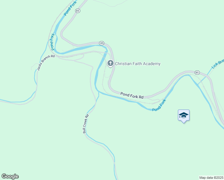 map of restaurants, bars, coffee shops, grocery stores, and more near Pond Fork Road in Madison
