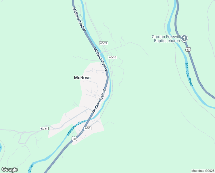 map of restaurants, bars, coffee shops, grocery stores, and more near 676 Riverside Drive in Rainelle