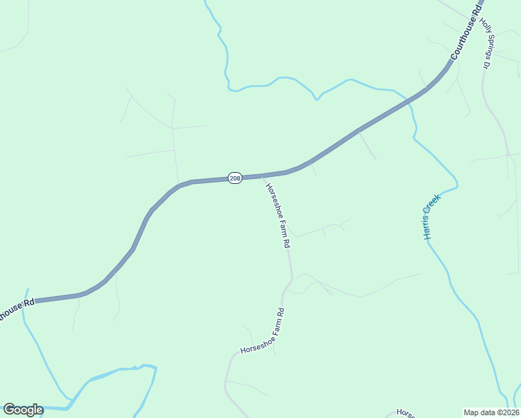 map of restaurants, bars, coffee shops, grocery stores, and more near 2299 Horseshoe Farm Road in Louisa