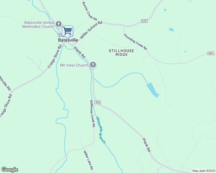 map of restaurants, bars, coffee shops, grocery stores, and more near 6470 Plank Road in Afton
