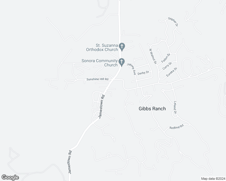 map of restaurants, bars, coffee shops, grocery stores, and more near 10778 Buena Oaks Drive in Sonora