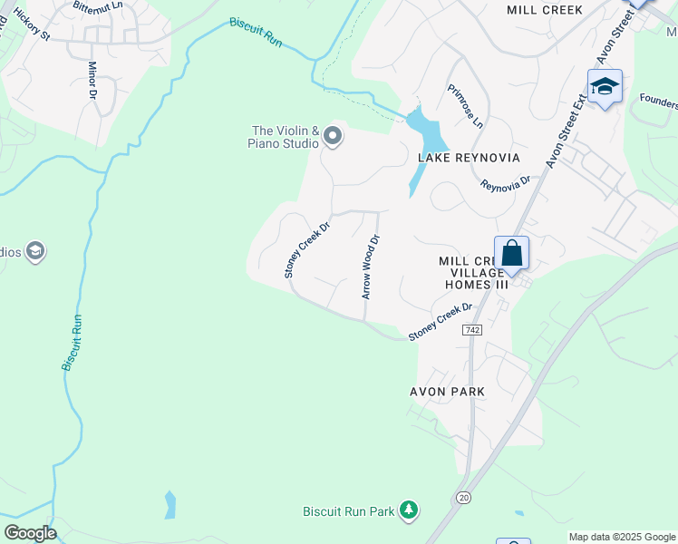 map of restaurants, bars, coffee shops, grocery stores, and more near 330 Copper Hill Drive in Charlottesville