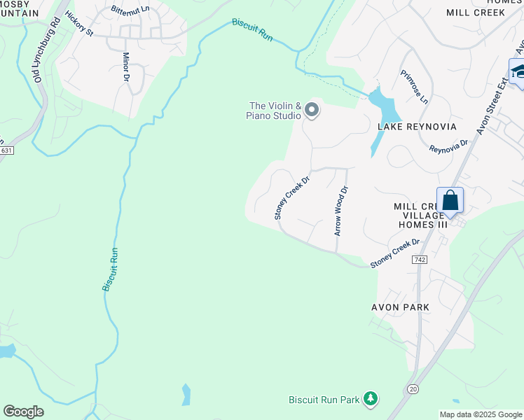map of restaurants, bars, coffee shops, grocery stores, and more near 459 Hidden Ridge Road in Charlottesville