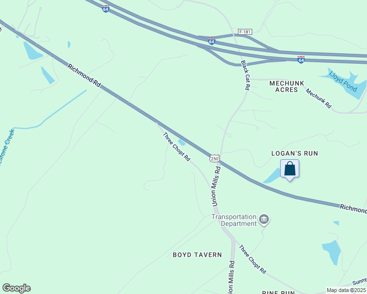 map of restaurants, bars, coffee shops, grocery stores, and more near 4562 Three Chopt Road in Troy
