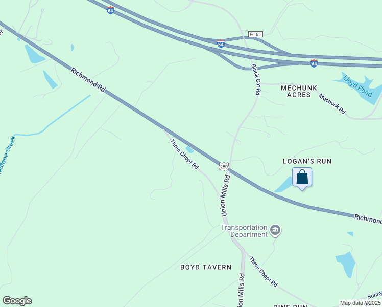 map of restaurants, bars, coffee shops, grocery stores, and more near 4562 Three Chopt Road in Troy