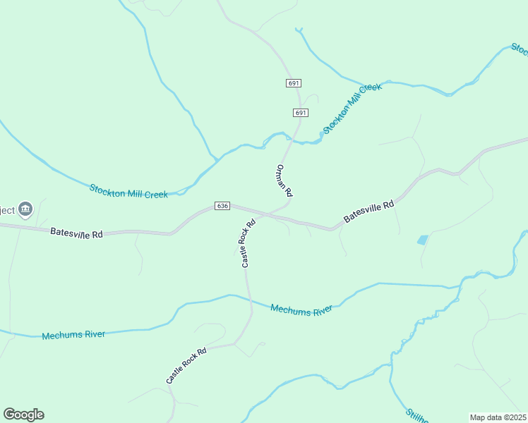 map of restaurants, bars, coffee shops, grocery stores, and more near 7546 Batesville Road in Afton