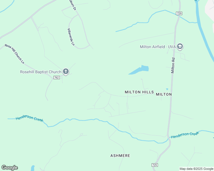 map of restaurants, bars, coffee shops, grocery stores, and more near 2560 Milton Hills Drive in Charlottesville