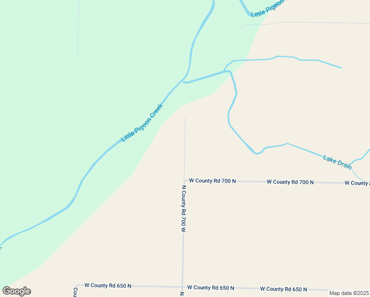 map of restaurants, bars, coffee shops, grocery stores, and more near County Road 700 West in Boonville