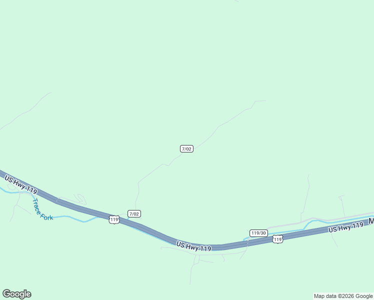 map of restaurants, bars, coffee shops, grocery stores, and more near 1054 Hurricane Branch Road in Chapmanville