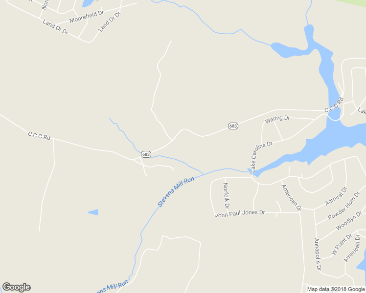 map of restaurants, bars, coffee shops, grocery stores, and more near 5472 C C C Road in Ruther Glen