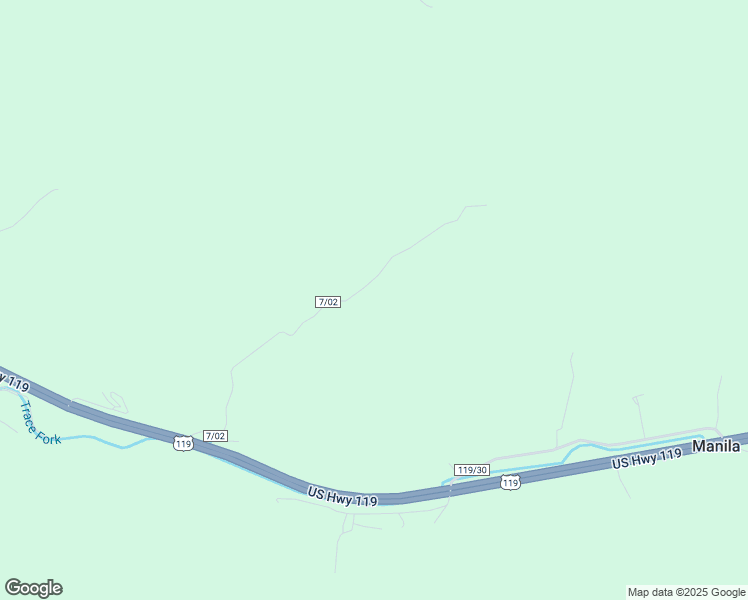 map of restaurants, bars, coffee shops, grocery stores, and more near Hurricane Branch Road in Chapmanville
