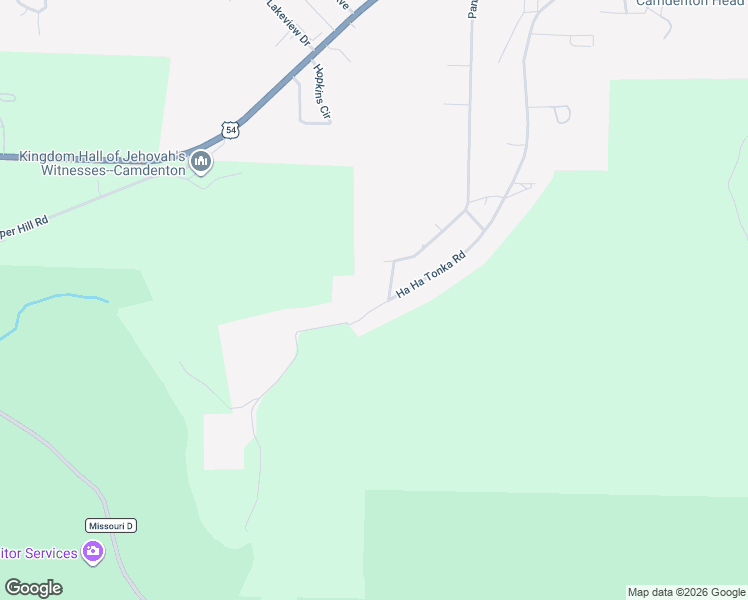 map of restaurants, bars, coffee shops, grocery stores, and more near 1171 Ha Ha Tonka Road in Camdenton