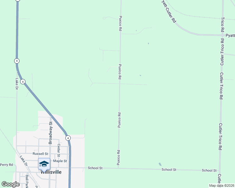 map of restaurants, bars, coffee shops, grocery stores, and more near 117 Puxico Road in Percy