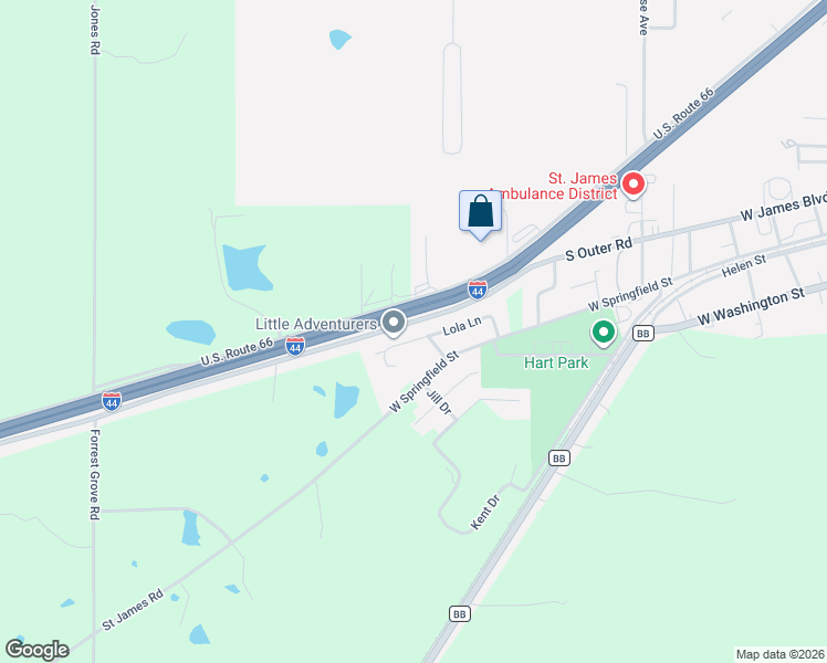 map of restaurants, bars, coffee shops, grocery stores, and more near 1 Mary's Place in Saint James
