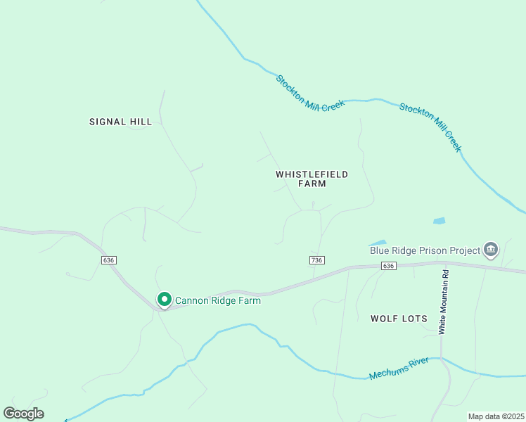 map of restaurants, bars, coffee shops, grocery stores, and more near 1526 Pughs Store Road in Afton