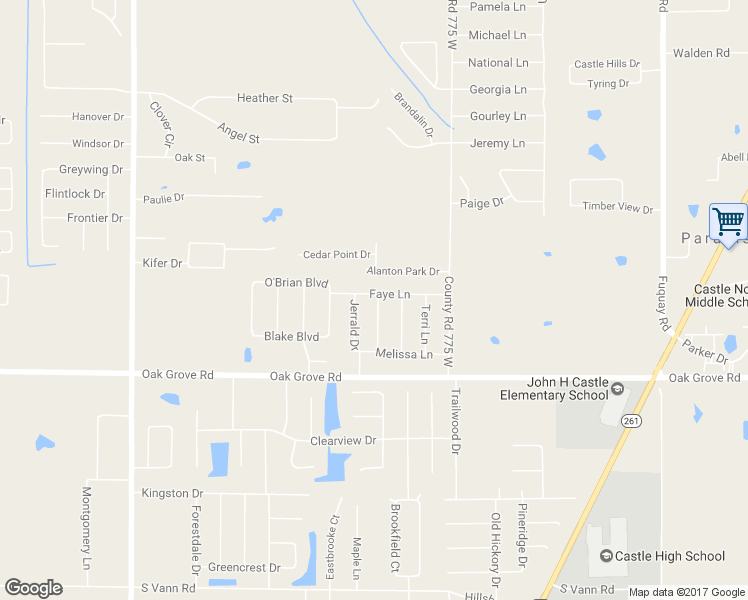 map of restaurants, bars, coffee shops, grocery stores, and more near 2811 Karen Lane in Newburgh