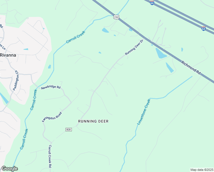 map of restaurants, bars, coffee shops, grocery stores, and more near 1505 Running Deer Drive in Keswick