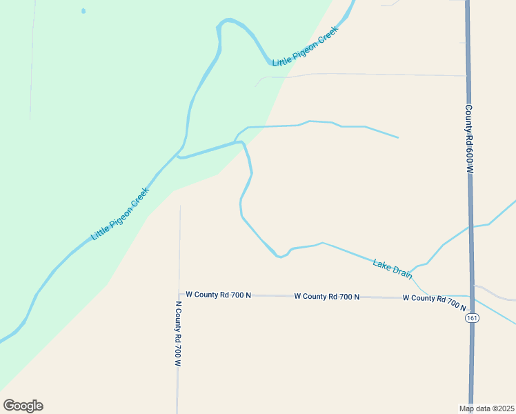 map of restaurants, bars, coffee shops, grocery stores, and more near County Road 700 West in Boonville
