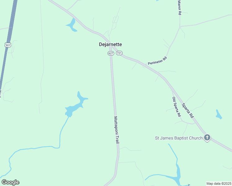 map of restaurants, bars, coffee shops, grocery stores, and more near 18661 Mattaponi Trail in Caroline County