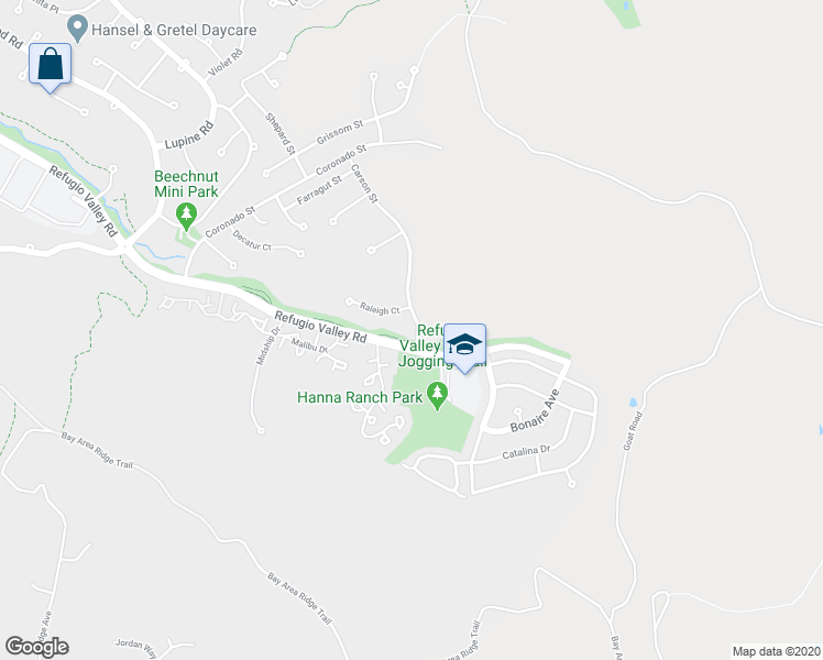 map of restaurants, bars, coffee shops, grocery stores, and more near 302 Carson Street in Hercules