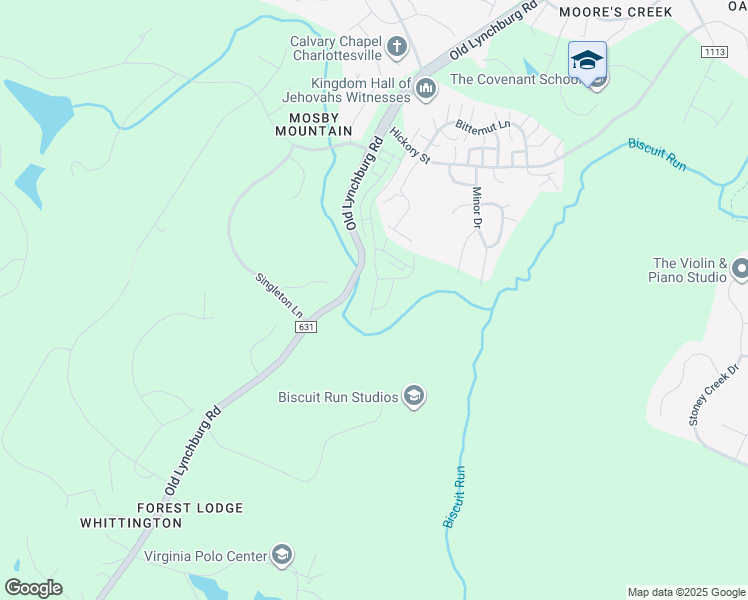 map of restaurants, bars, coffee shops, grocery stores, and more near 1748 Mattox Court in Charlottesville