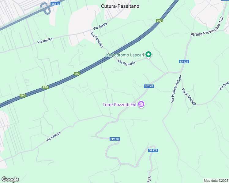 map of restaurants, bars, coffee shops, grocery stores, and more near in Metropolitan City of Palermo