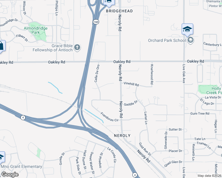 map of restaurants, bars, coffee shops, grocery stores, and more near 70 Cunha Court in Oakley