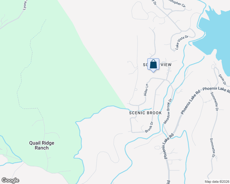 map of restaurants, bars, coffee shops, grocery stores, and more near 20518 Upper Hillview Drive in Sonora