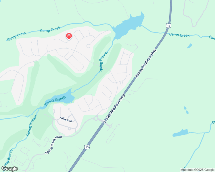 map of restaurants, bars, coffee shops, grocery stores, and more near 114 Eagle Creek Terrace in Zion Crossroads