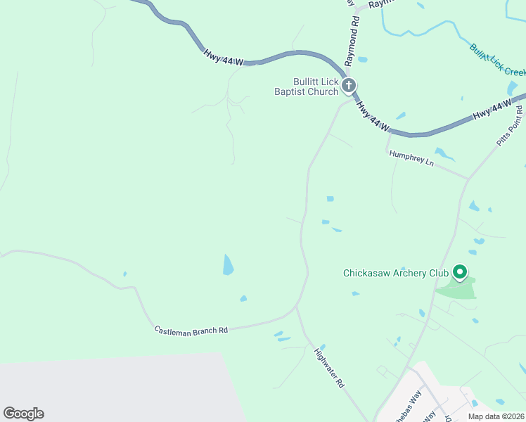map of restaurants, bars, coffee shops, grocery stores, and more near 569 Castleman Branch Road in Shepherdsville