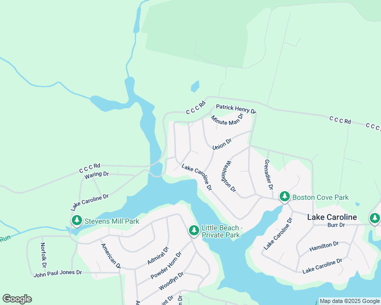 map of restaurants, bars, coffee shops, grocery stores, and more near 5 Monroe Cove in Ruther Glen
