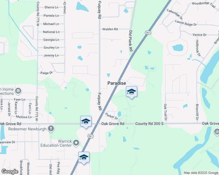 map of restaurants, bars, coffee shops, grocery stores, and more near 7100 McDaniel Drive in Newburgh