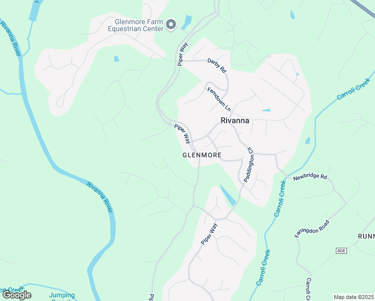 map of restaurants, bars, coffee shops, grocery stores, and more near 1444 Piper Way in Keswick