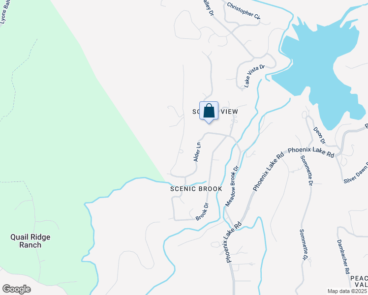 map of restaurants, bars, coffee shops, grocery stores, and more near 20521 Upper Hillview Drive in Sonora