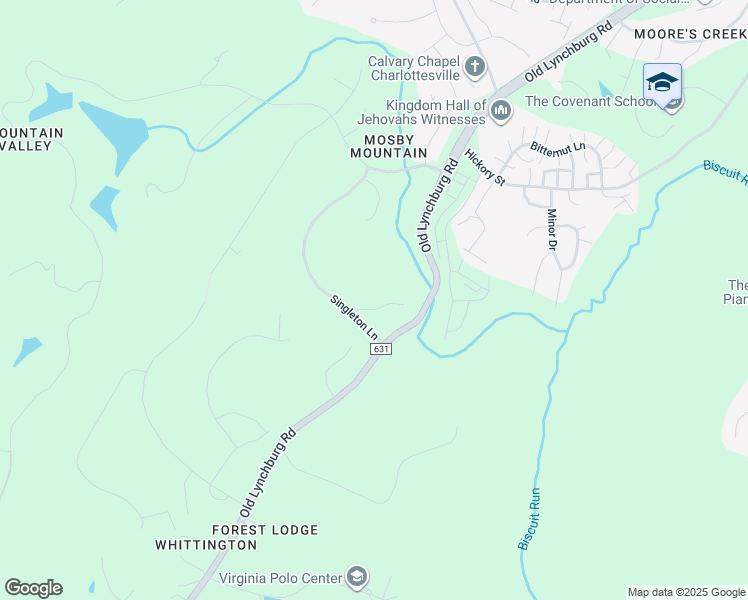 map of restaurants, bars, coffee shops, grocery stores, and more near 1719 Mattox Court in Charlottesville