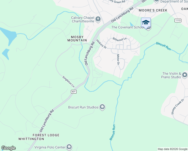 map of restaurants, bars, coffee shops, grocery stores, and more near 1748 Mattox Court in Charlottesville