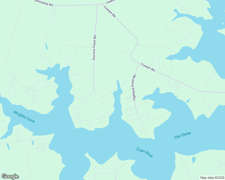 map of restaurants, bars, coffee shops, grocery stores, and more near 170 Snow Cove Lane in Lewisetta
