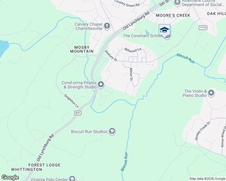 map of restaurants, bars, coffee shops, grocery stores, and more near 2037-2065 Pliny Rd in Charlottesville