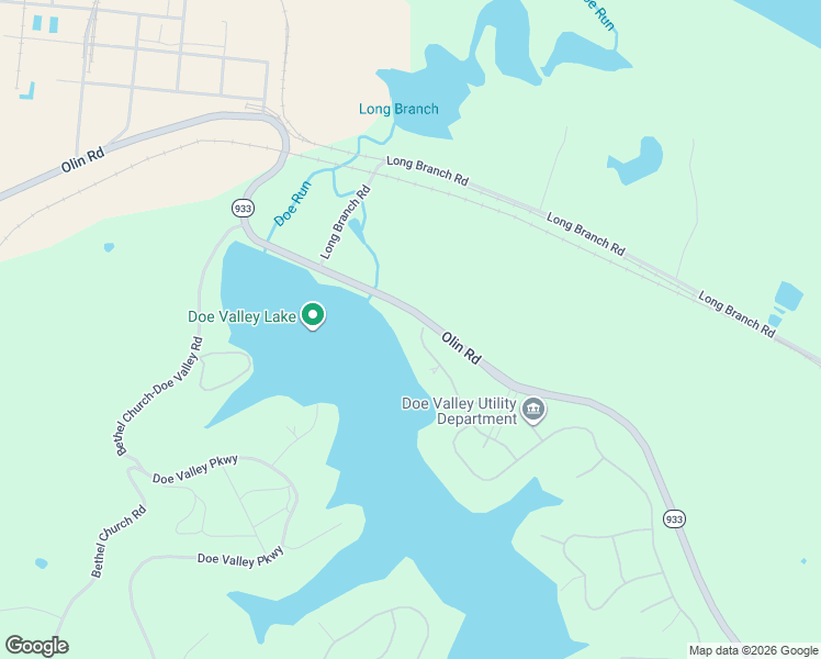 map of restaurants, bars, coffee shops, grocery stores, and more near Kentucky 933 in Brandenburg