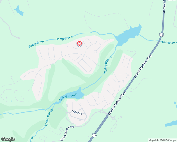 map of restaurants, bars, coffee shops, grocery stores, and more near 196 Appalachian Lane in Zion Crossroads