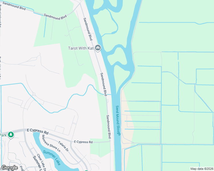 map of restaurants, bars, coffee shops, grocery stores, and more near 4960 Sandmound Boulevard in Oakley