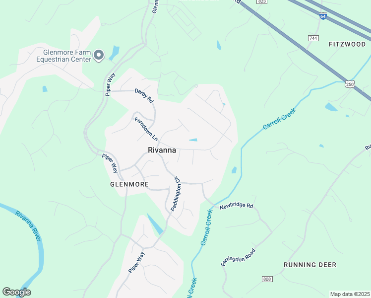map of restaurants, bars, coffee shops, grocery stores, and more near 3632 Victoria Lane in Keswick