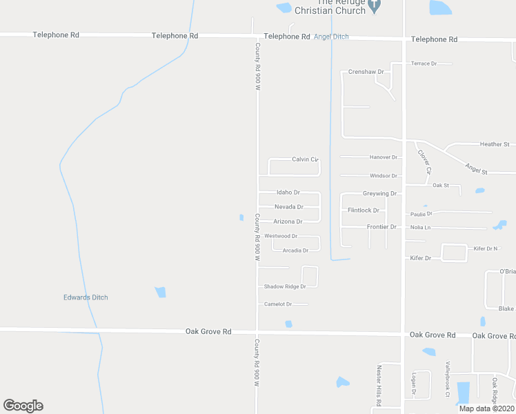 map of restaurants, bars, coffee shops, grocery stores, and more near 2622 Co Road 900 West in Newburgh